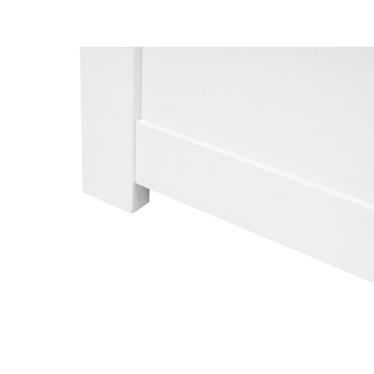 Łóżko z szufladami bez zagłówka BRUX 140 x 200 cm Biały