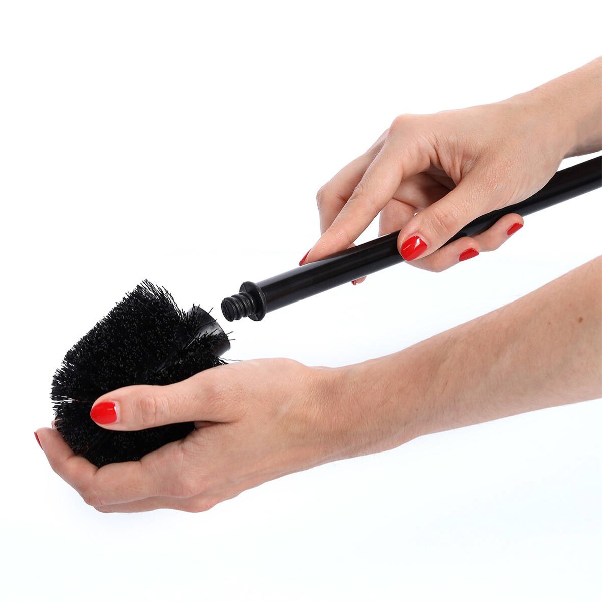 Szczotka do WC z pojemnikiem, bambus, ZELLER