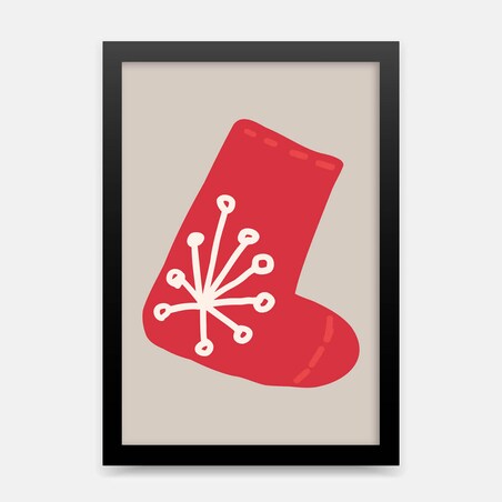 Plakat dla dzieci Skarpeta 50x70