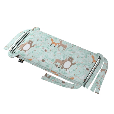 Ochraniacz do łóżeczka, zielony, 180x30cm, Magic Collection