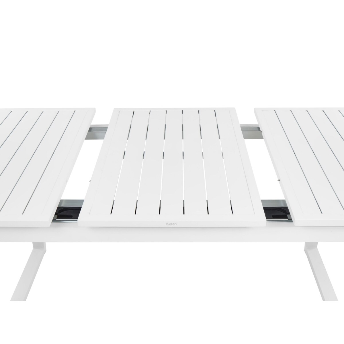 Stół ogrodowy 180/240 x 90 cm Metal Biały VALCANETTO