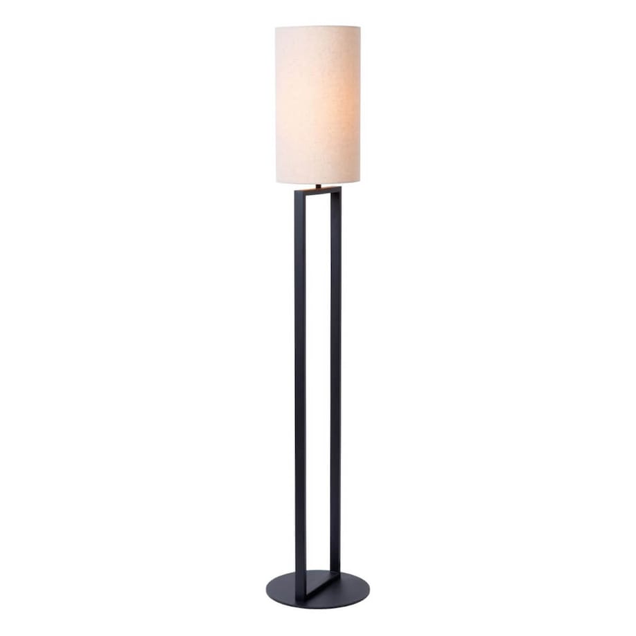 Podłogowa lampa z abażurem Herman 30762/81/38 Lucide beżowy czarny
