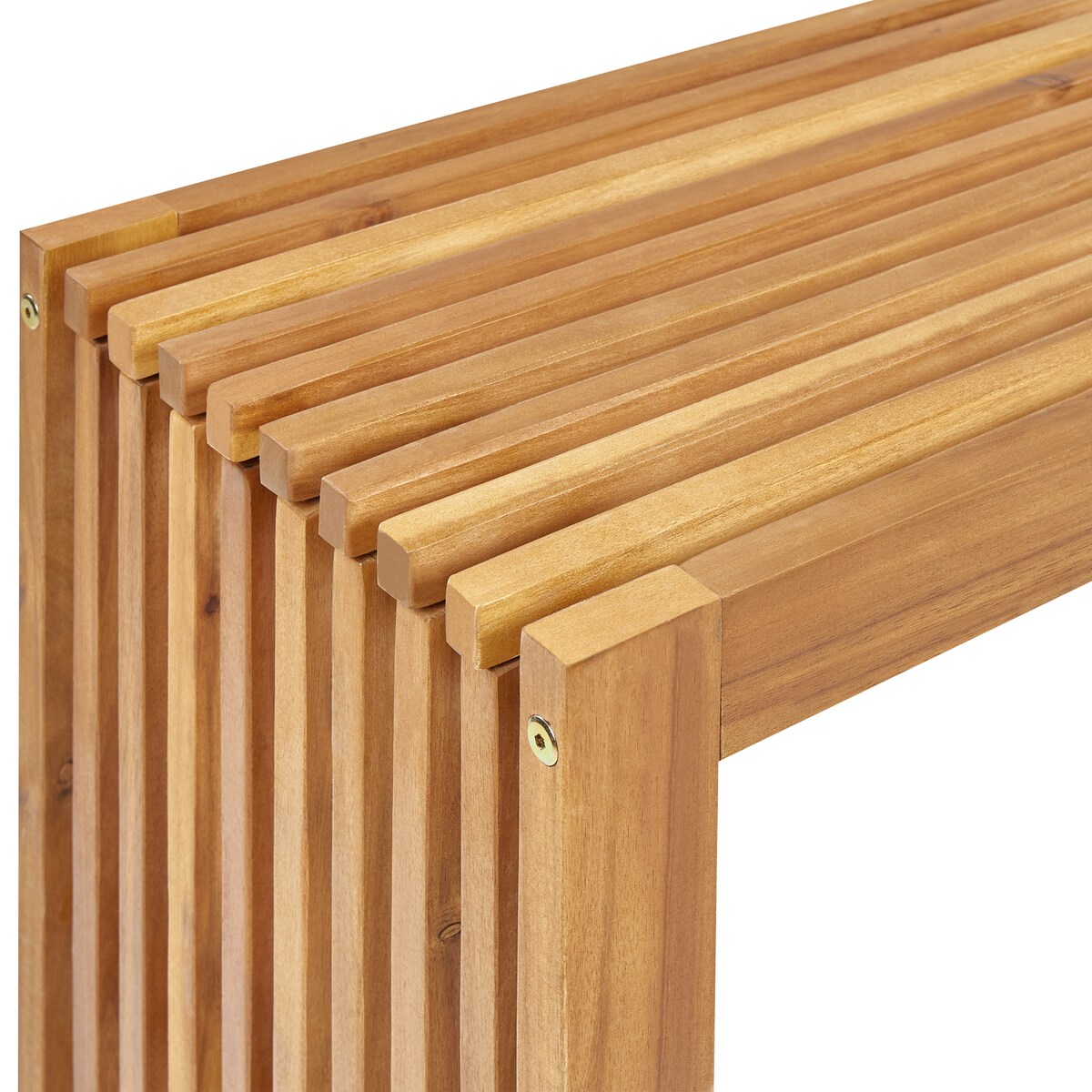 Stolik kawowy ogrodowy BELLANO 150 cm 35 cm Drewno akacjowe Brązowy