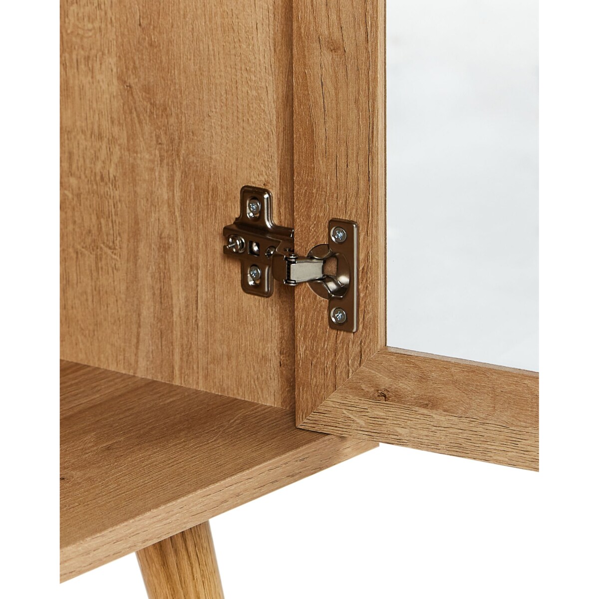 Komoda dwudrzwiowa ALBANY 80 cm 40 cm Jasnobrązowy