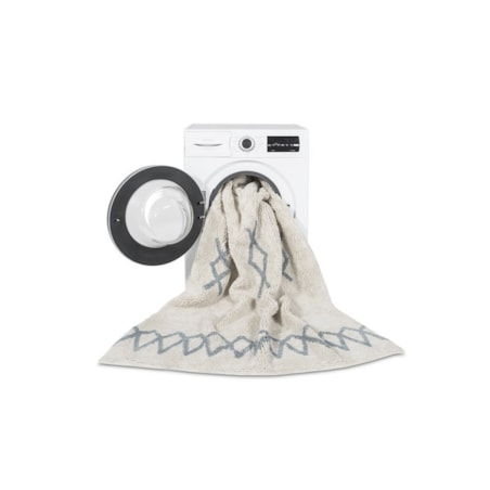 Dywan Bawełniany Atlas Natural Vintage Blue 120x160 cm Lorena Canals