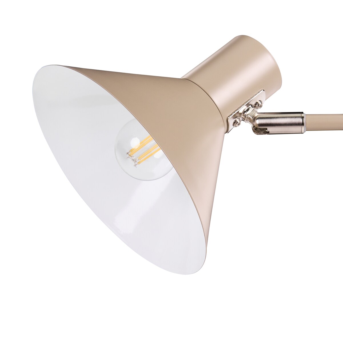 Lampa biurkowa RIMAVA Metal Beżowy
