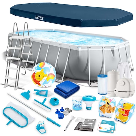 Basen stelażowy ogrodowy Intex 503x274 zestaw 21w1 26796
