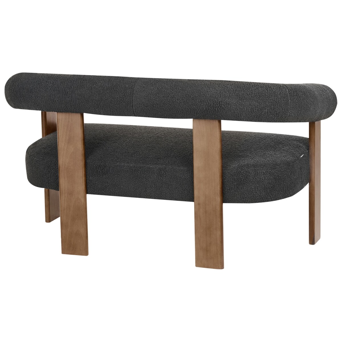 Sofa ILBRO Boucle Czarny dla 2 osób