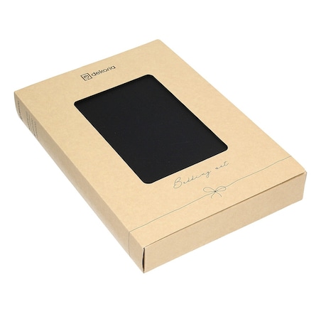 Pościel z satyny bawełnianej Black 220x200 cm, 220x200 cm