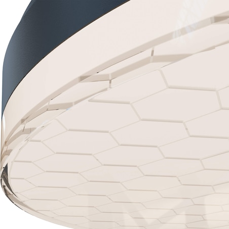 Lampa sufitowa Sekko LED 54 plaster miodu plafon czarny