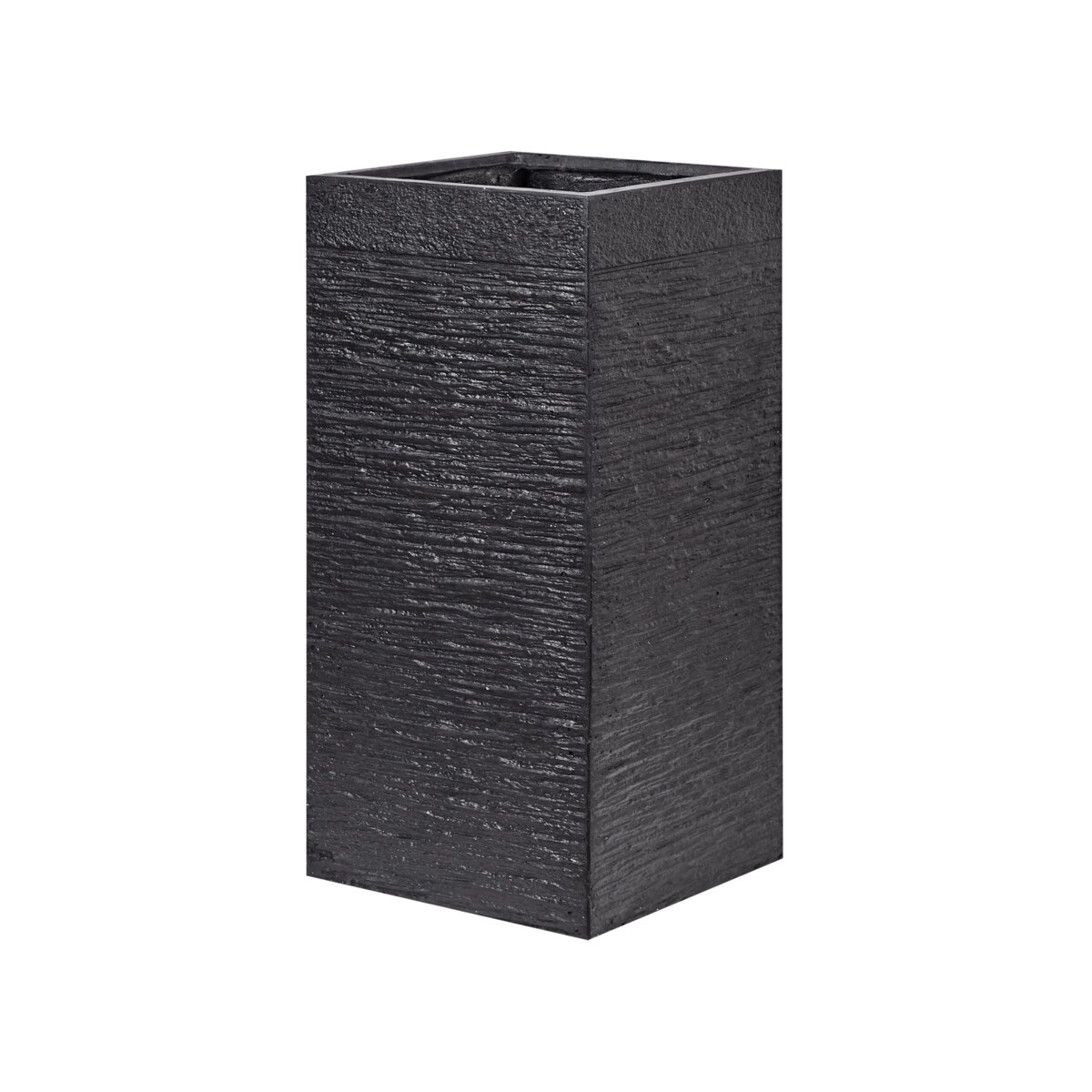 Doniczka 33 x 33 x 70 cm czarna DION