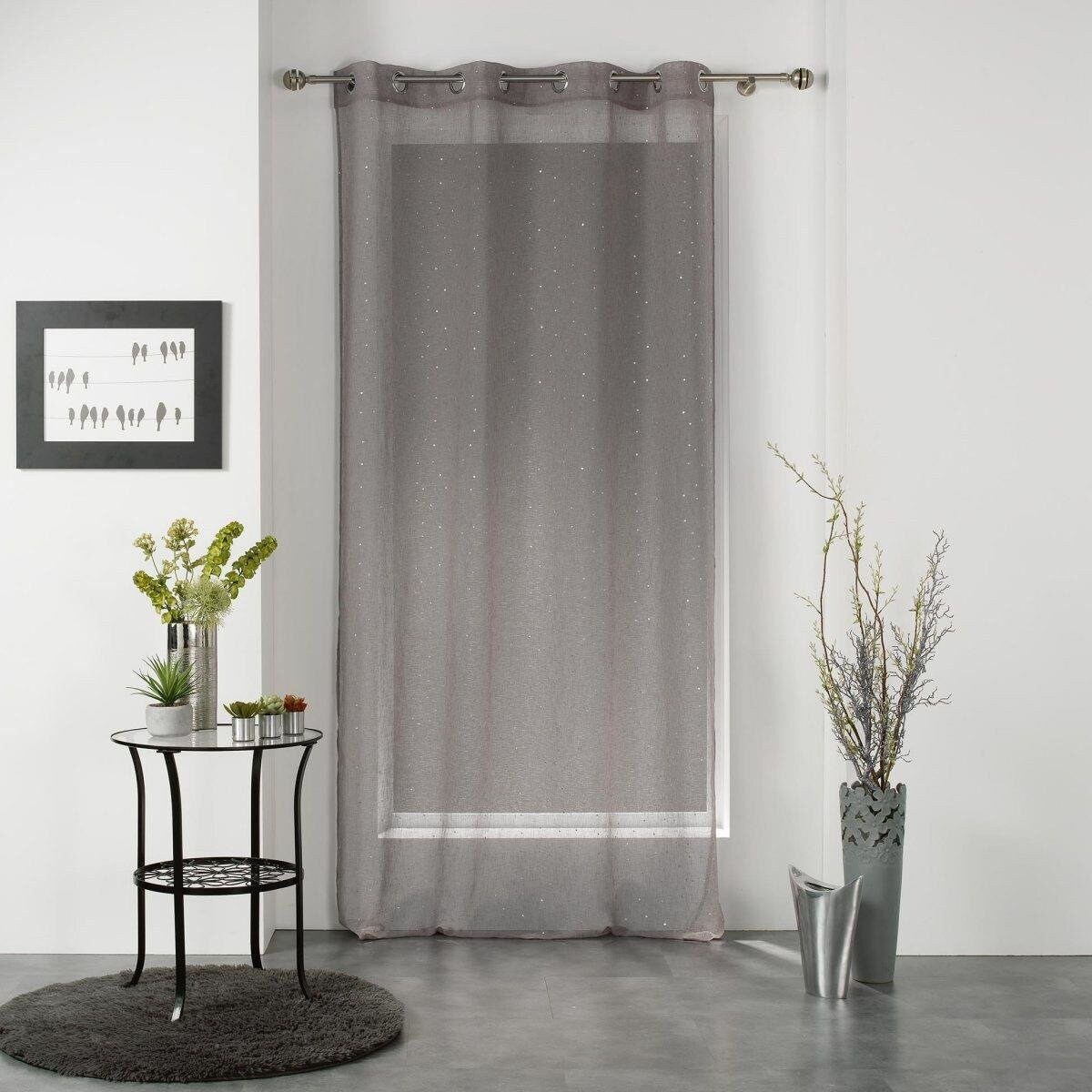 Firana okienna na przelotkach ELEA, 140 x 240 cm