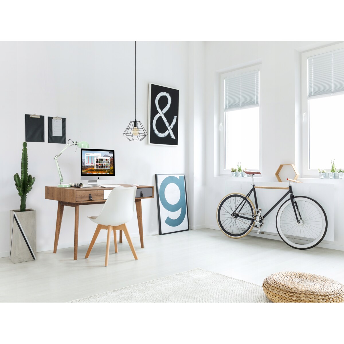 BIURKO ELEGANCKIE do gabinetu biura SZUFLADY NOWOCZESNE DUŻE komputerowe