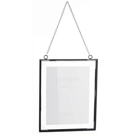 Ramka wisząca na łańcuszku 43x19,5x1,5 cm RANTE-4 czarna small