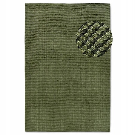 DYWAN naturalny z juty Villeroy & Boch Bouclé 200x290cm w kolorze zielonym khaki