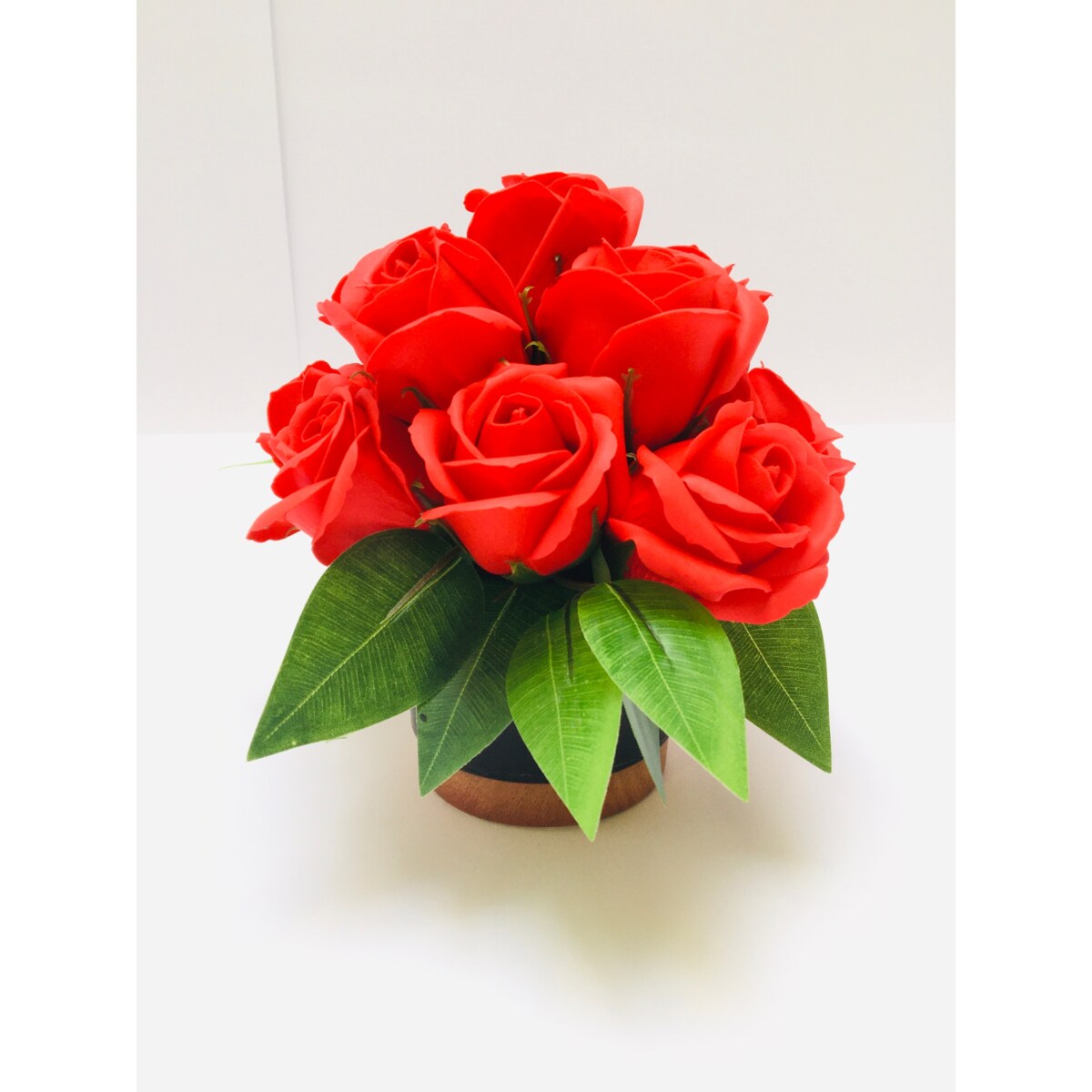 KWIATY MYDLANE bukiet mały NA DEKORACJE STÓŁ PREZENT KOBIET róża upominek