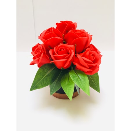 KWIATY MYDLANE bukiet mały NA DEKORACJE STÓŁ PREZENT KOBIET róża upominek