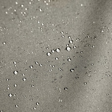 Zasłona Ogrodowa Tarasowa Wodoodporna 155 x 240 Ciemnobeżowa na Szelkach Rzep