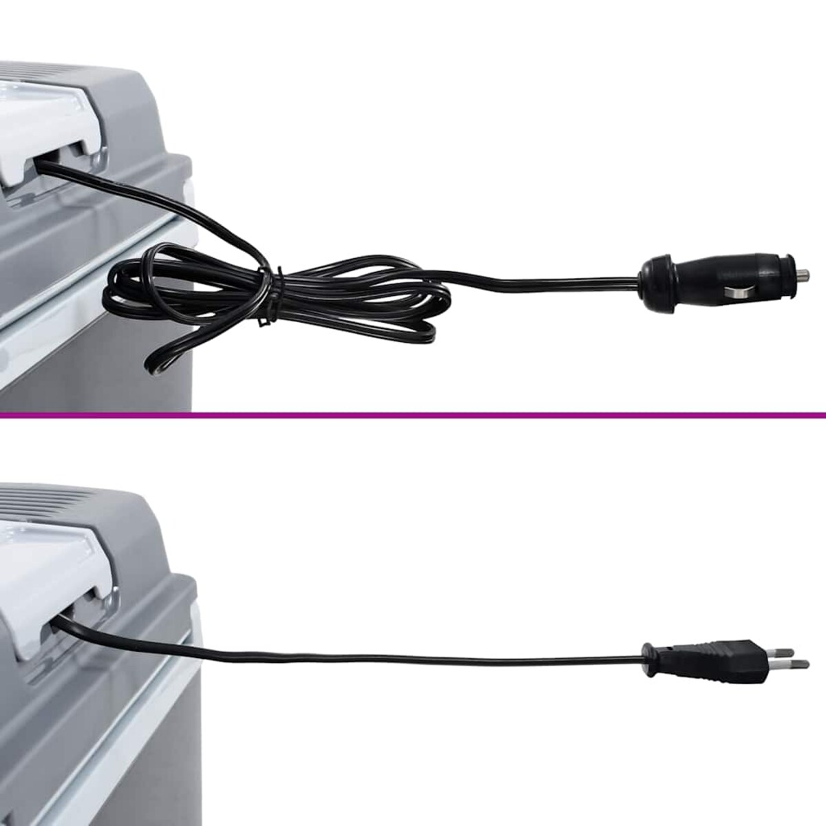 vidaXL Przenośna chłodziarka termoelektryczna, 20 L, 12 V, 230 V, A+++