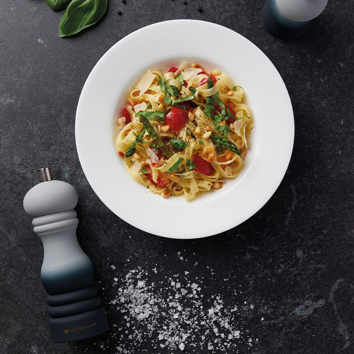 Młynek ręczny do soli lub pieprzu 17 cm - Grey Ombre / MasterClass