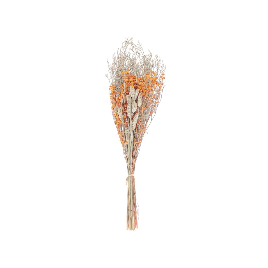 Bukiet suszonych kwiatów 65 cm pomarańczowy CERCEDILLA