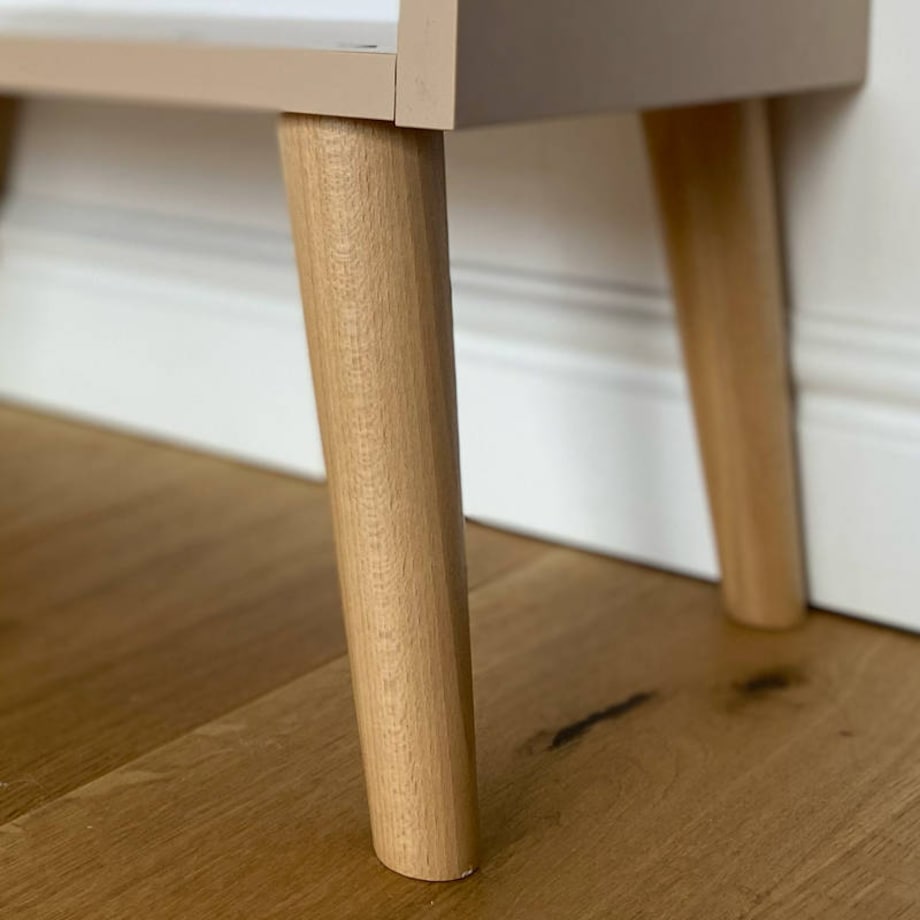 Szafka rtv boho - Biała mat