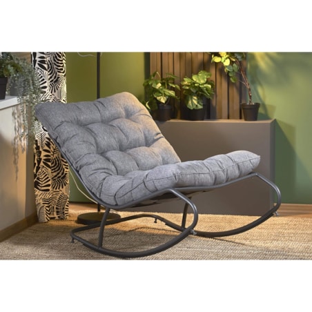 Konsimo ALESTE ogrodowy fotel bujany