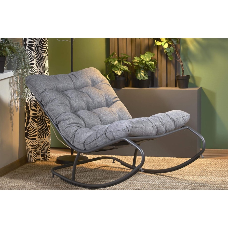 Konsimo ALESTE ogrodowy fotel bujany