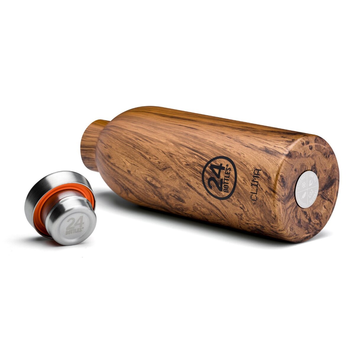 24BOTTLES CLIMA BOTTLE termiczna butelka na wodę 500 ml, Wood Sequoia