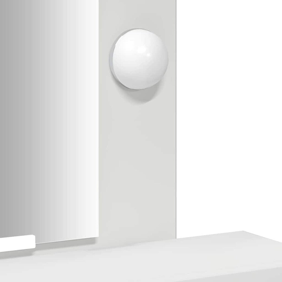 vidaXL Toaletka Biały 50 x 41 x 140 cm Materiał drewnopochodny