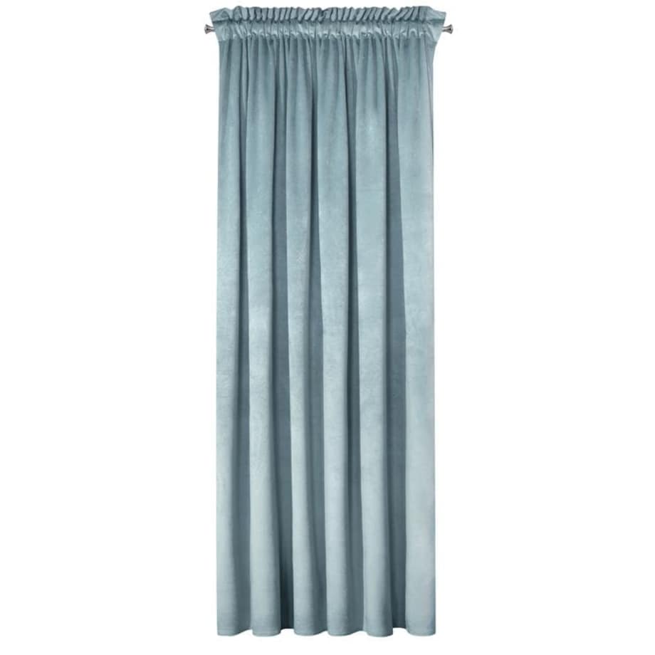 Zasłona Welurowa Velvet na Taśmie 140 x 270 morski Gotowa Zaciemniająca