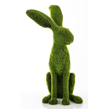 Dekoracja - siedzący zając 41x22x22 cm VERDE