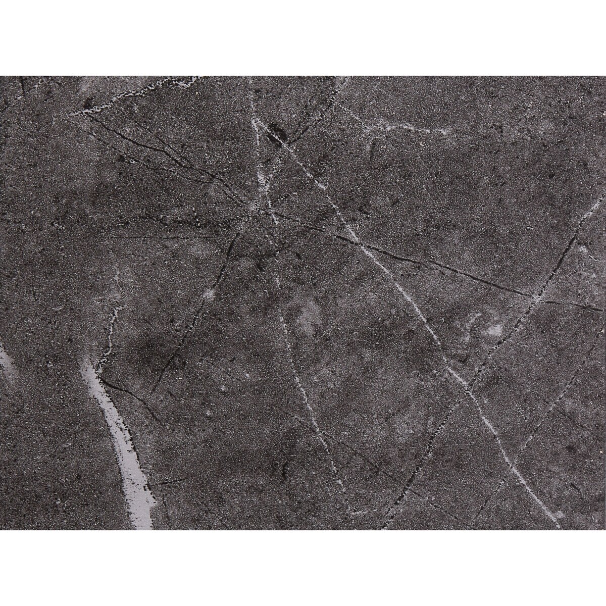 Półka łazienkowa wisząca z lustrem efekt marmuru czarna PELOTAS