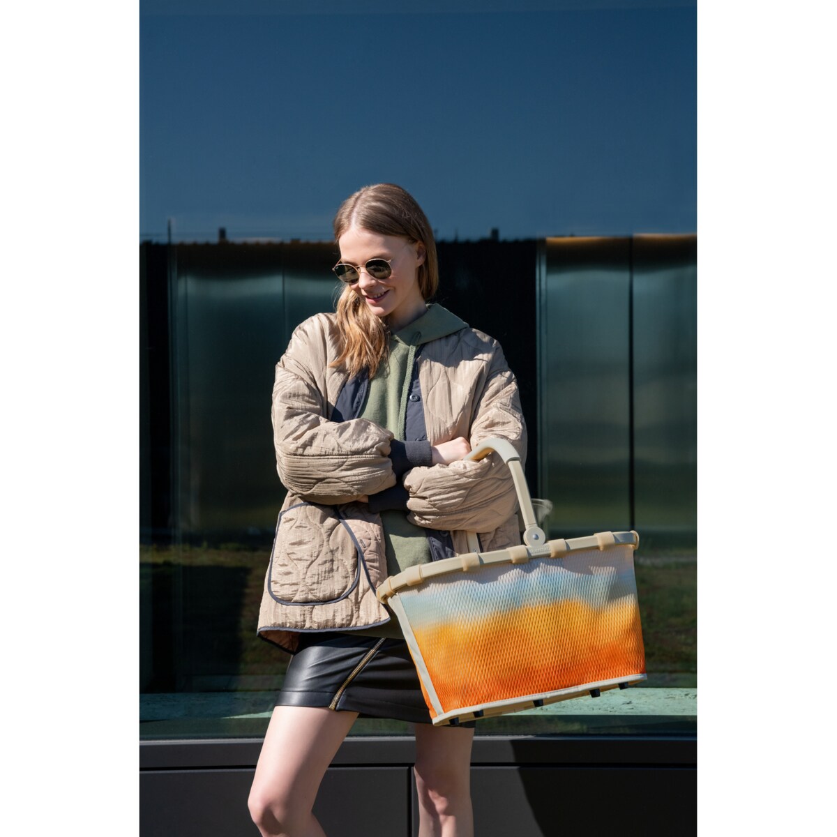 Koszyk CARRYBAG, mesh tropical