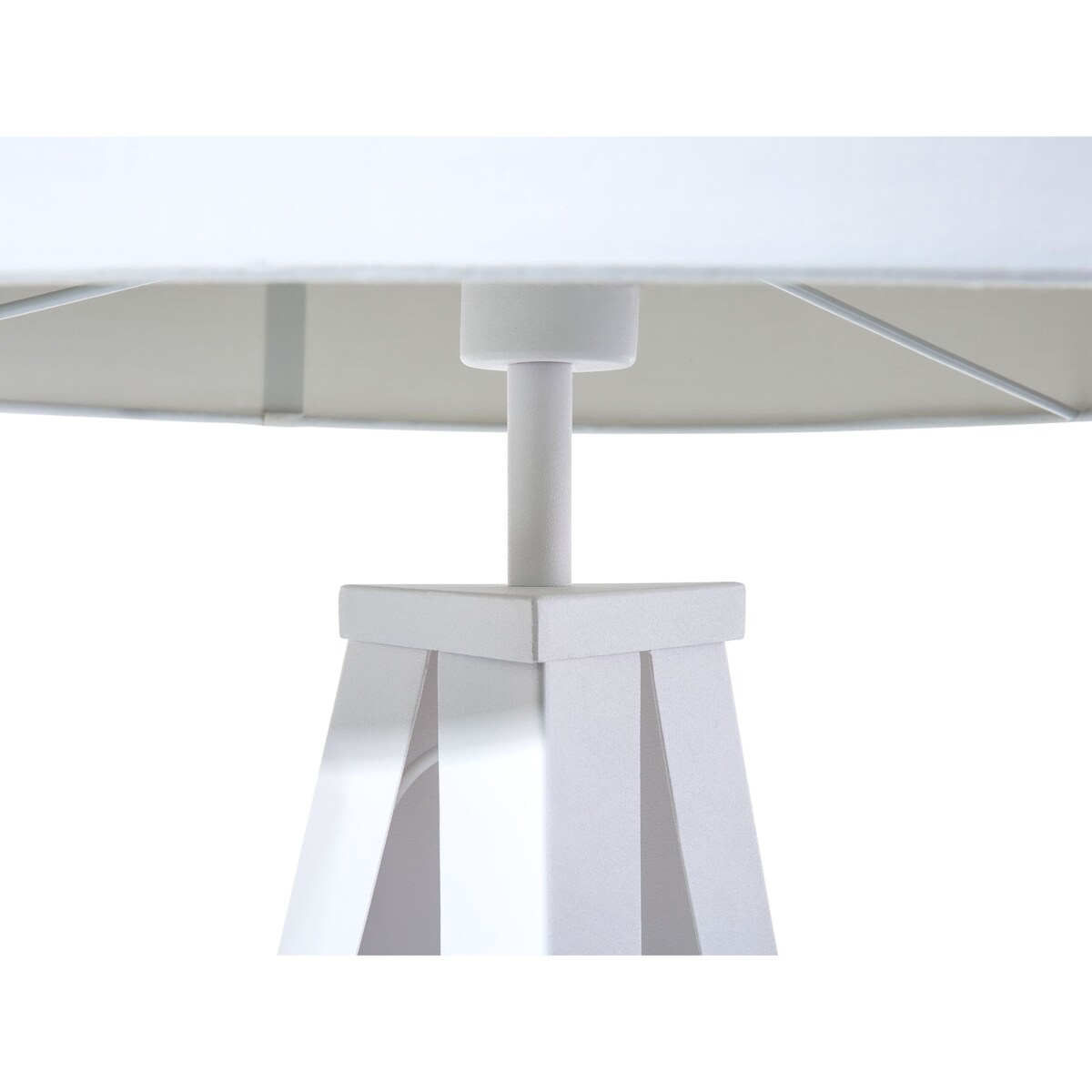 Lampa podłogowa metalowa biała STILETTO