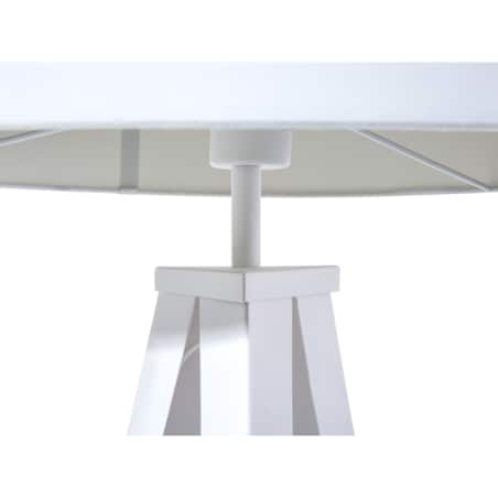 Lampa podłogowa metalowa biała STILETTO