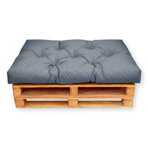 Poduszki na palety UV odporne, siedzisko 120x60 cm, Grafit