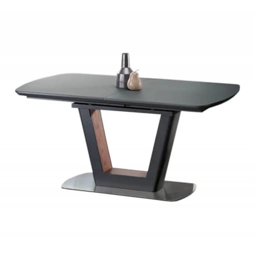 Stół BILOTTI 160(200)x90 antracyt mat/orzech rozkładany