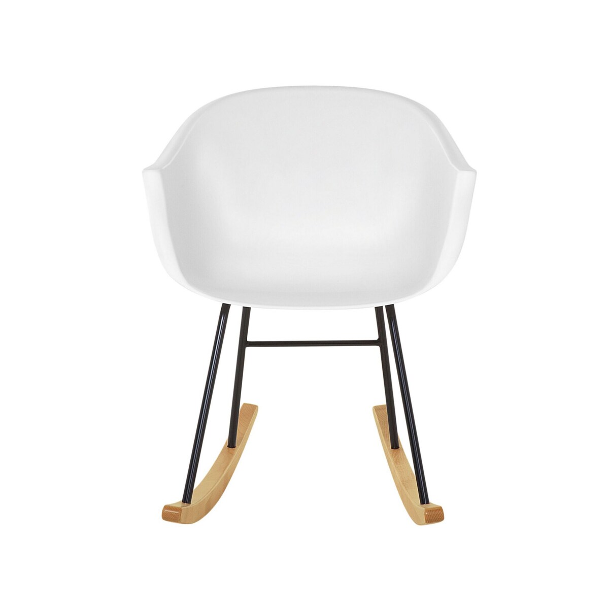 Krzesło bujane białe HARMONY