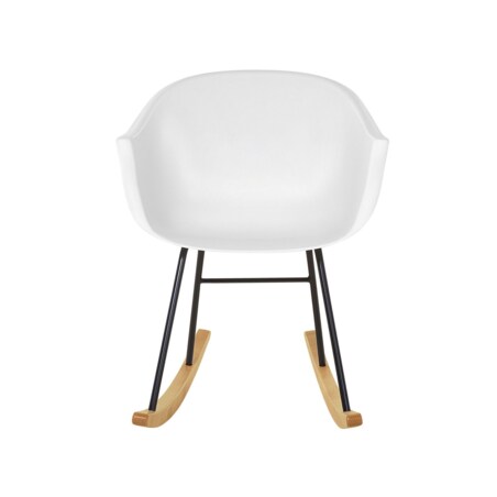 Krzesło bujane białe HARMONY