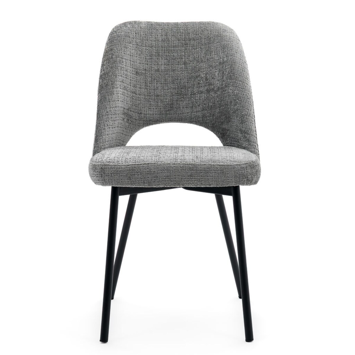 Krzesło tapicerowane MILO ciemny szary do salonu jadalni kuchni