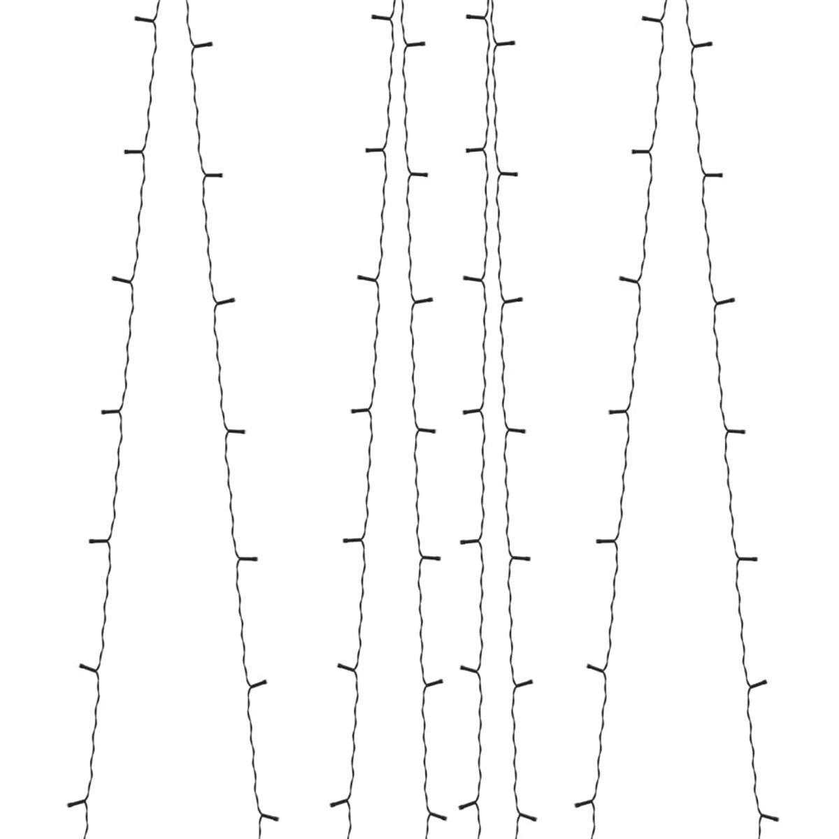vidaXL Solarne lampki dekoracyjne, 5 szt., 5x200 LED, zimne białe