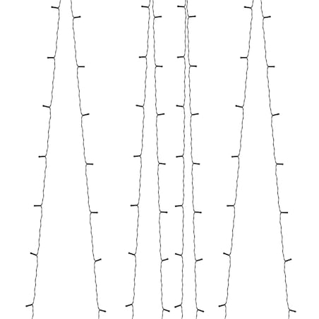 vidaXL Solarne lampki dekoracyjne, 5 szt., 5x200 LED, zimne białe