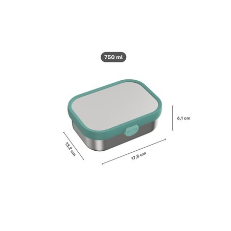 Lunch box stalowy Campus Cool Mint 107490090300