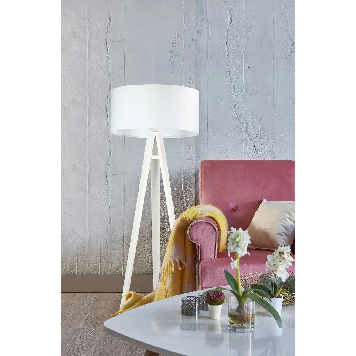 Lampa stojąca HOME 40 biała