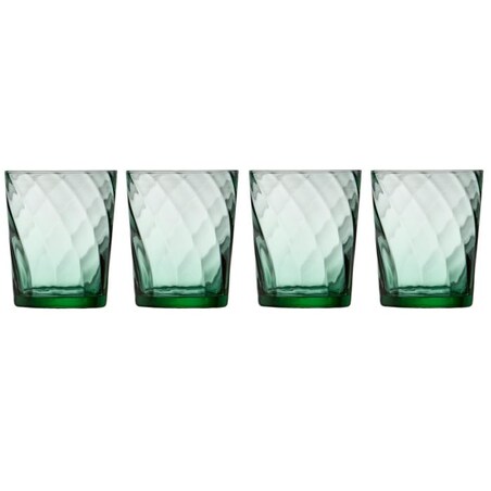 Szklanki do wody 4 szt. Vienna 300 ml zielone 30187