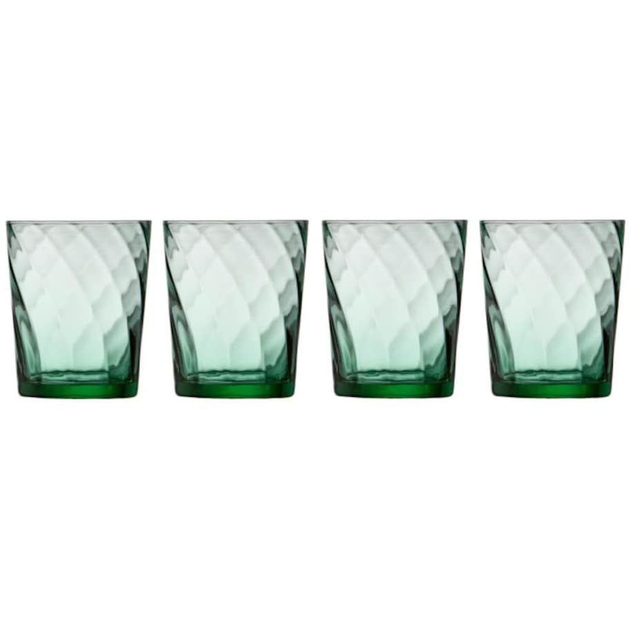 Szklanki do wody 4 szt. Vienna 300 ml zielone 30187