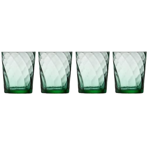 Szklanki do wody 4 szt. Vienna 300 ml zielone 30187