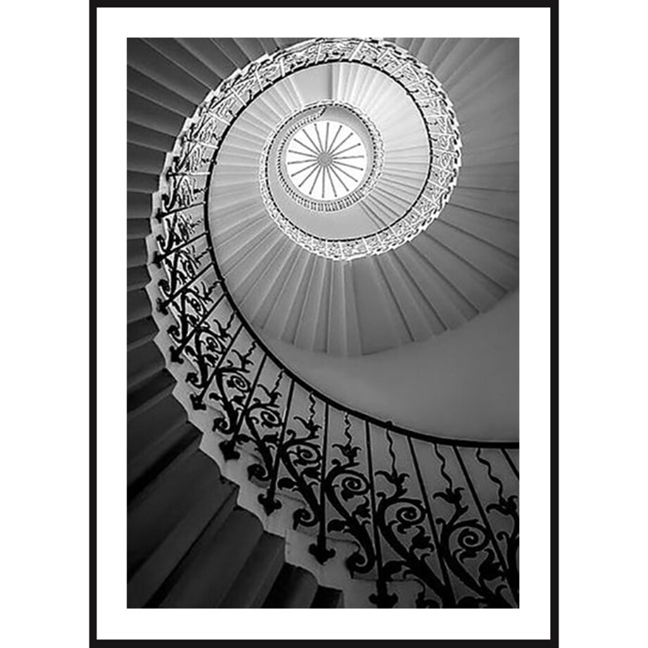 Poster Story, Plakat, Obraz - Tulipanowe Schody, wymiary 30 x 42 cm