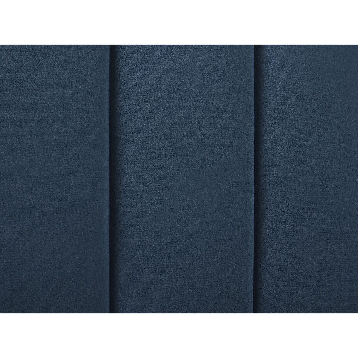 Łóżko welurowe 140 x 200 cm niebieskie MARVILLE